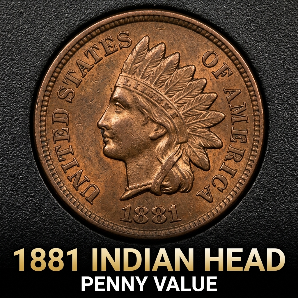 1881 Indian Head Penny Value and Price Guide for Collectors