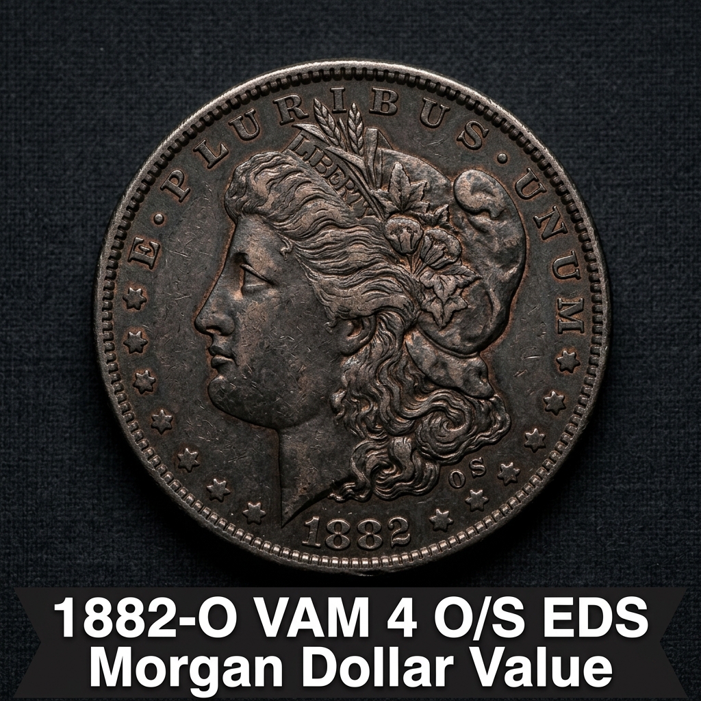 1882 O VAM 4 O over S EDS Morgan Dollar Value and Identification Guide