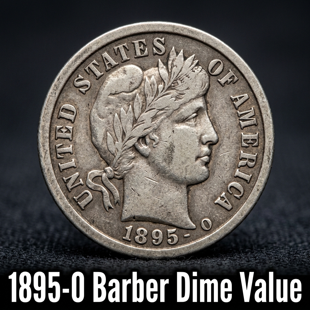 1895 O Barber Dime Value and Rarity Guide for Collectors