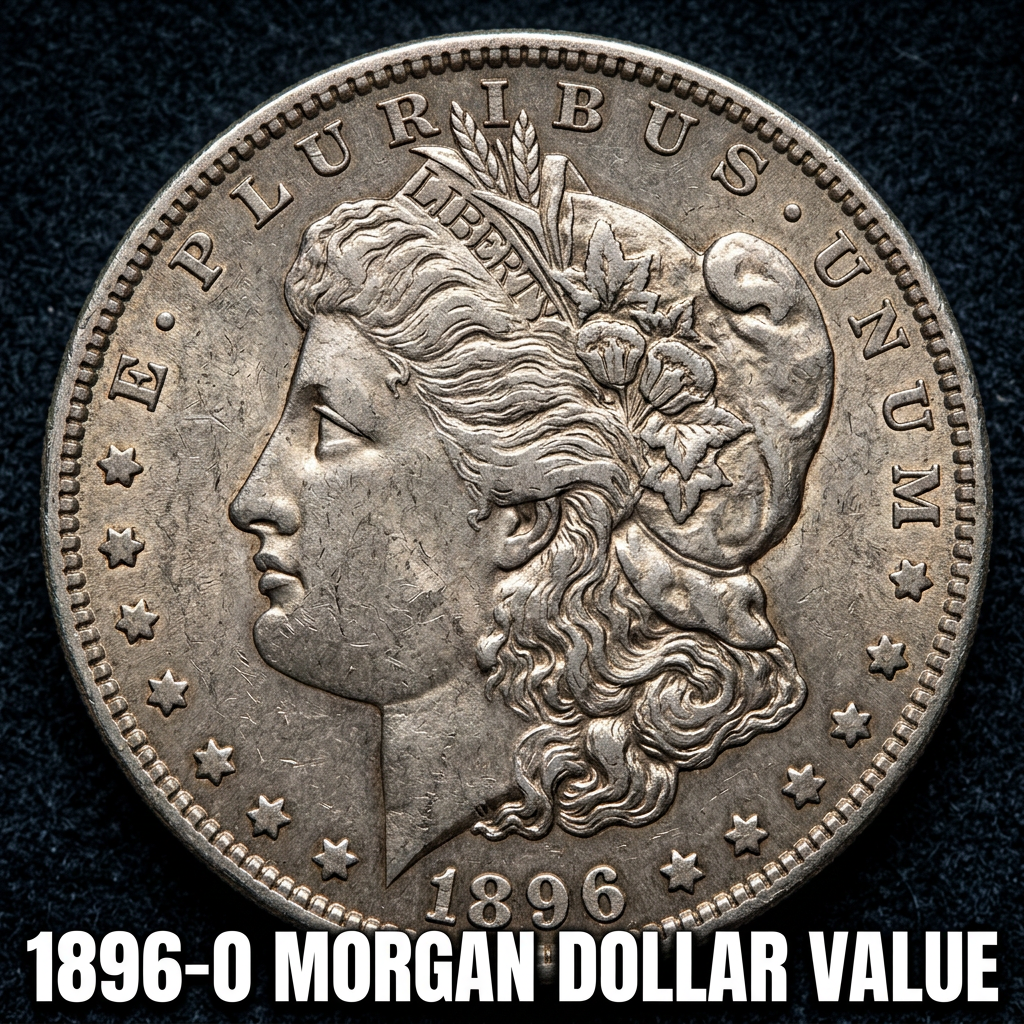 1896 O Morgan Silver Dollar Value Guide and Price Chart