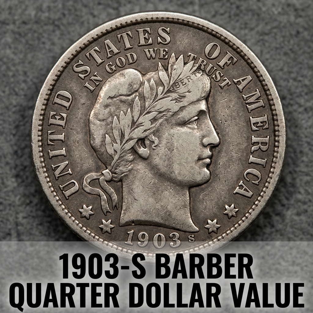 1903-S Barber Quarter Dollar Value and Rarity Guide for Collectors