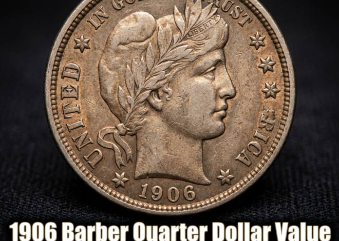 1906 Barber Quarter Dollar Value and Price Guide for Coins with No Mint Mark