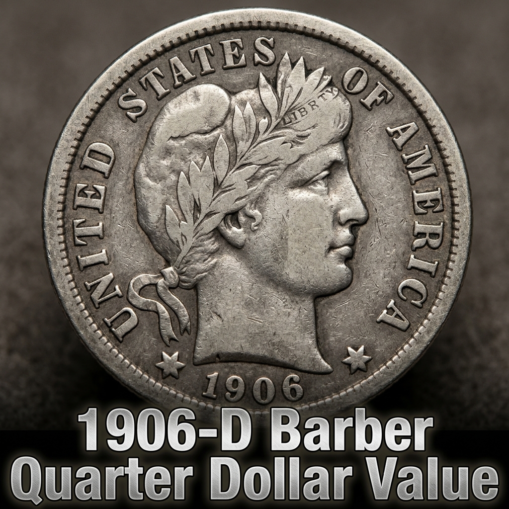 1906-D Barber Quarter Dollar Value What It’s Worth and Why Collectors Want It