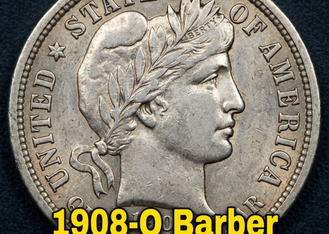 1908 O Barber Quarter Dollar Value Guide and Current Market Prices