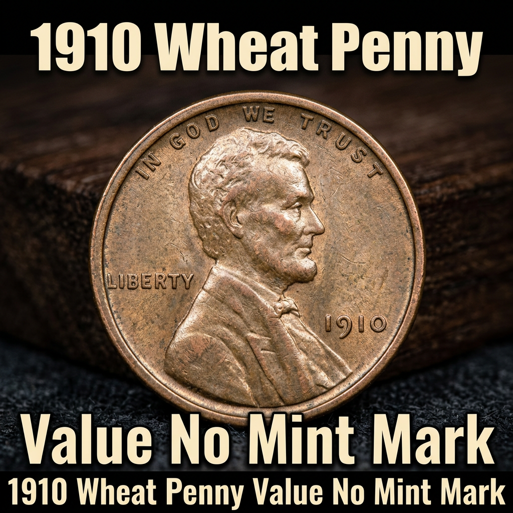 1910 Wheat Penny Value No Mint Mark Worth and Rarity Guide