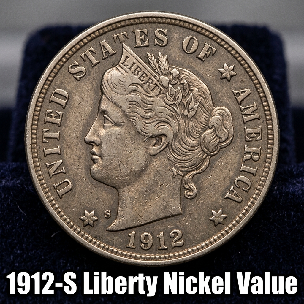 1912 S Liberty Head Nickel Value Guide and Price Chart