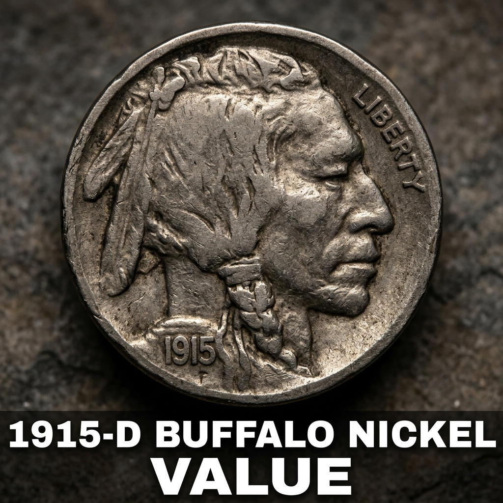1915 D Buffalo Nickel Value Guide and Rarity Factors