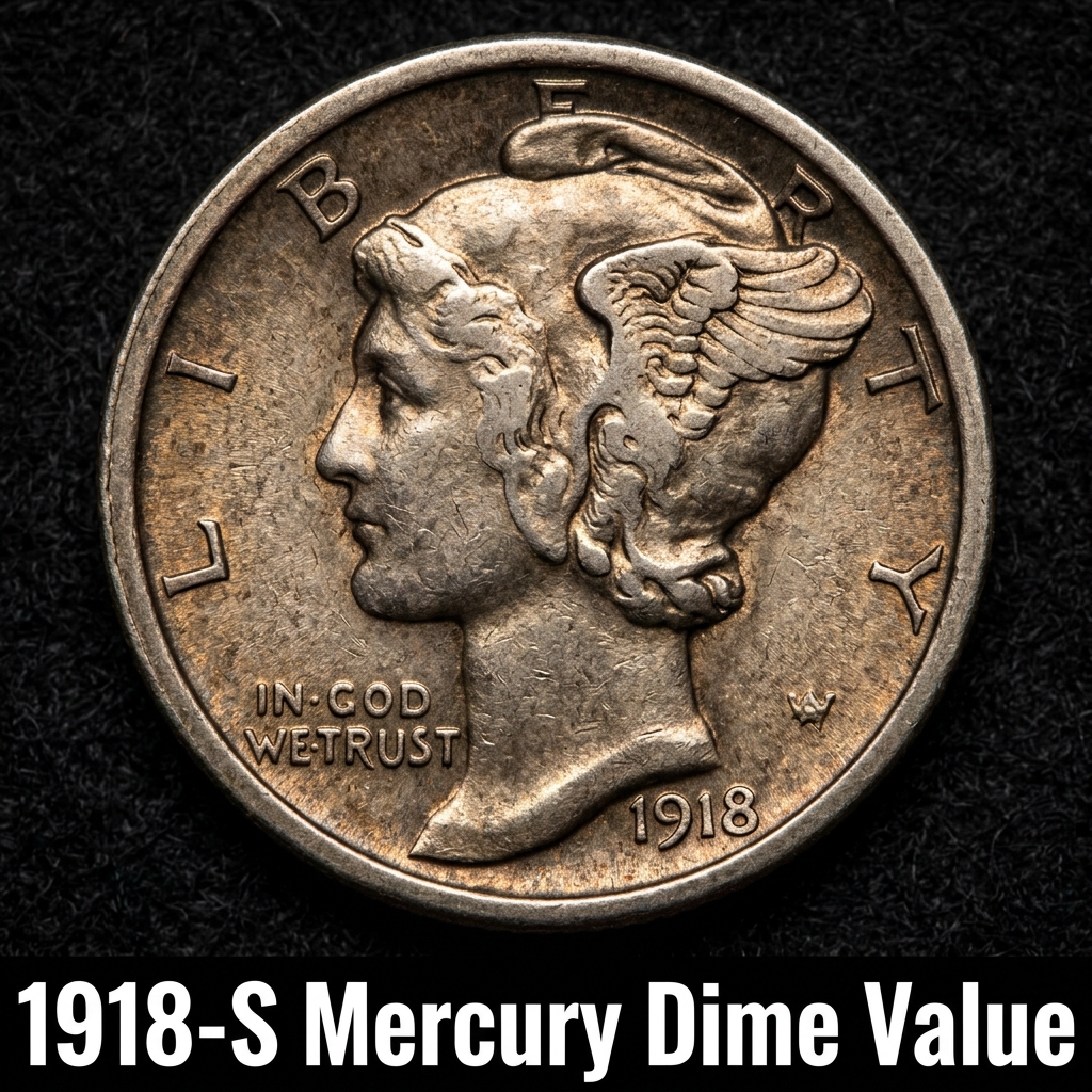 1918 S Mercury Dime Value and Price Guide for Collectors