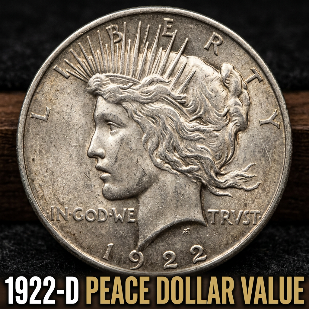 1922 D Peace Dollar Value and Price Guide for Collectors