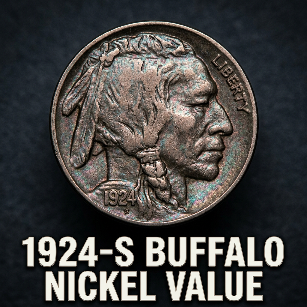 1924 S Buffalo Nickel Value Guide and Rarity Factors