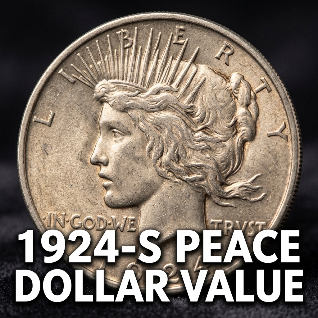 1924 S Peace Dollar Value and Price Guide for Collectors