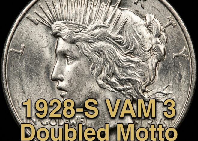 1928 S VAM 3 Doubled Motto Peace Dollar Value and Identification Guide
