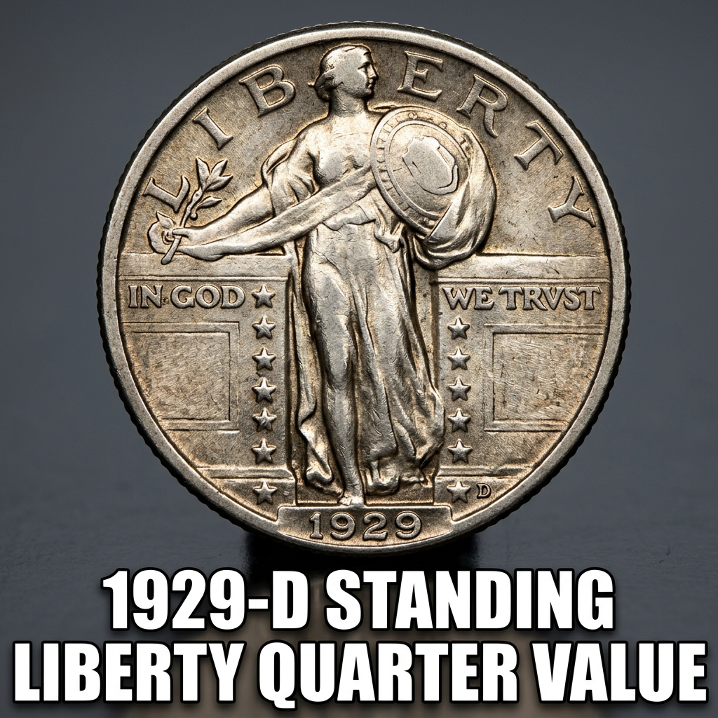 1929 D Standing Liberty Quarter Value and Price Guide for Collectors