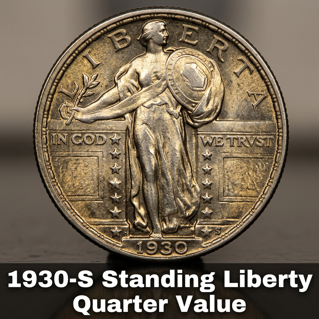 1930 S Standing Liberty Quarter Value and Price Guide for Collectors