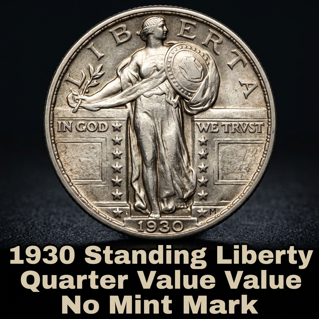 1930 Standing Liberty Quarter Value and Price Guide for Coins With No Mint Mark