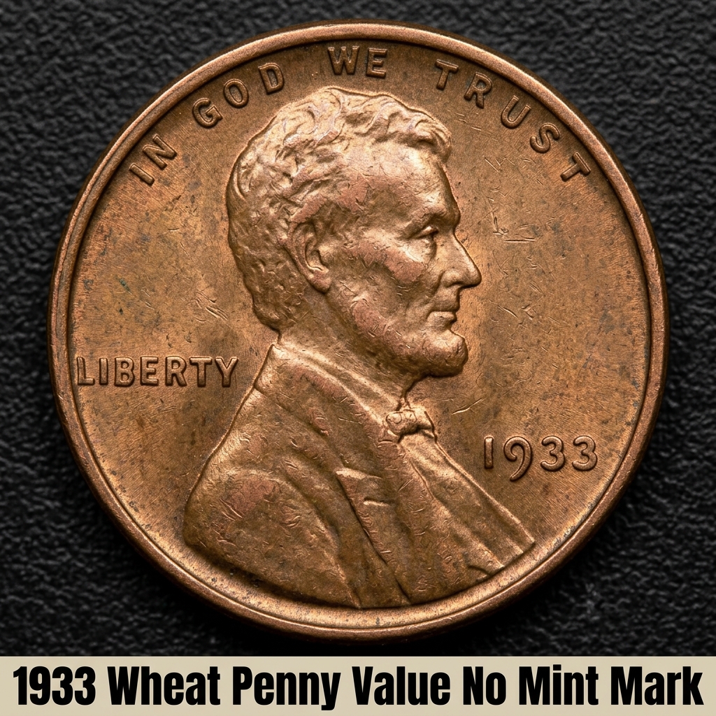 1933 Wheat Penny Value No Mint Mark and Price Guide for Collectors