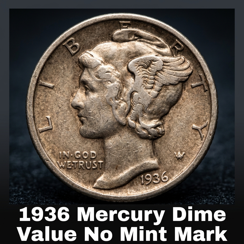 1936 Mercury Dime Value Without a Mint Mark and Collector Guide