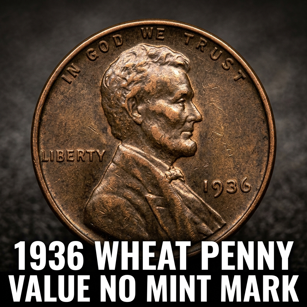 1936 Wheat Penny Value No Mint Mark Worth and Rarity Guide