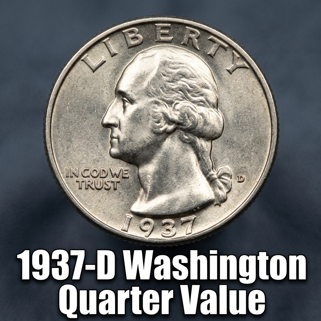 1937 D Washington Quarter Value and Price Guide for Collectors
