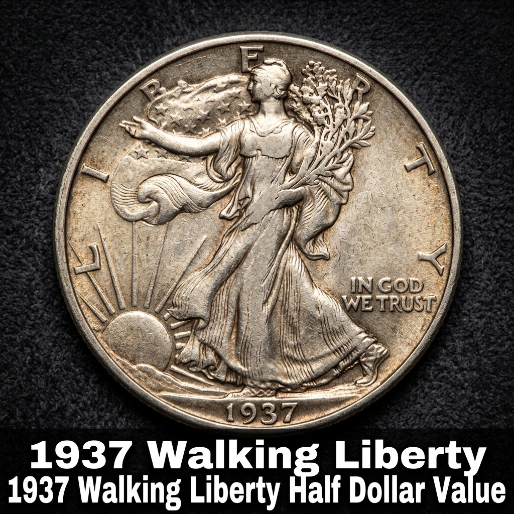 1937 Walking Liberty Half Dollar Value and Price Guide for Collectors