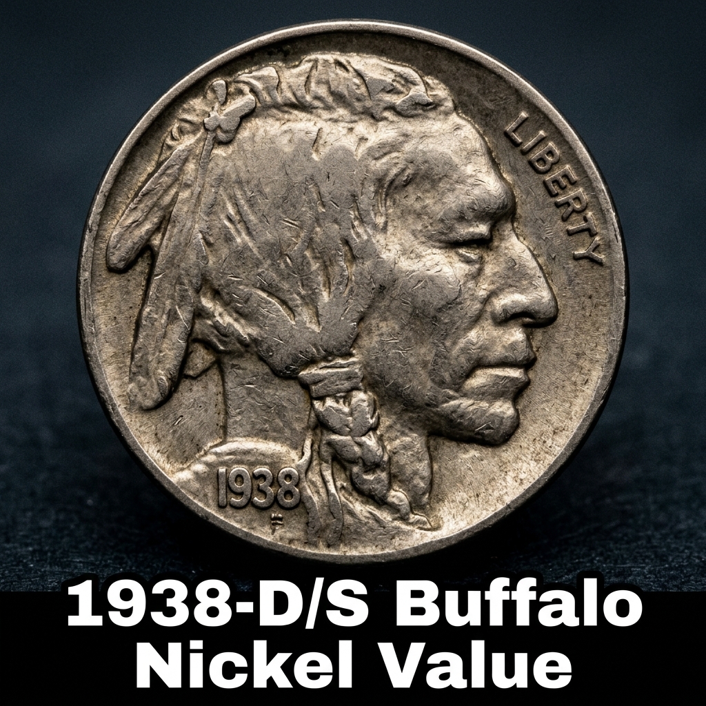 1938-D/S Buffalo Nickel Value and What Your Old Coin Could Be Worth Today