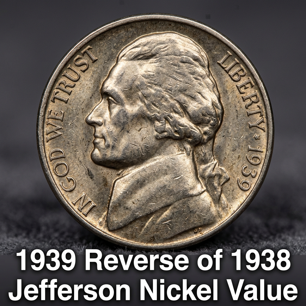1939 Jefferson Nickel With Reverse of 1938 Value What Collectors and Curious Finders Should Know