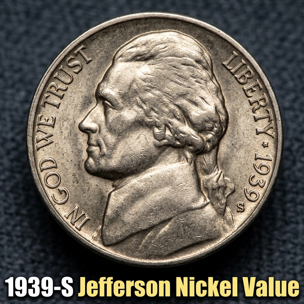 1939 S Jefferson Nickel Value Guide for Collectors and Beginners