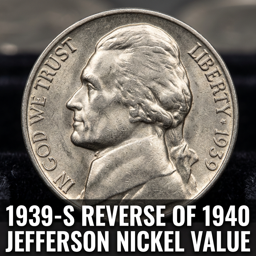 1939 S Reverse of 1940 Jefferson Nickel Value and Complete Grade Pricing Guide