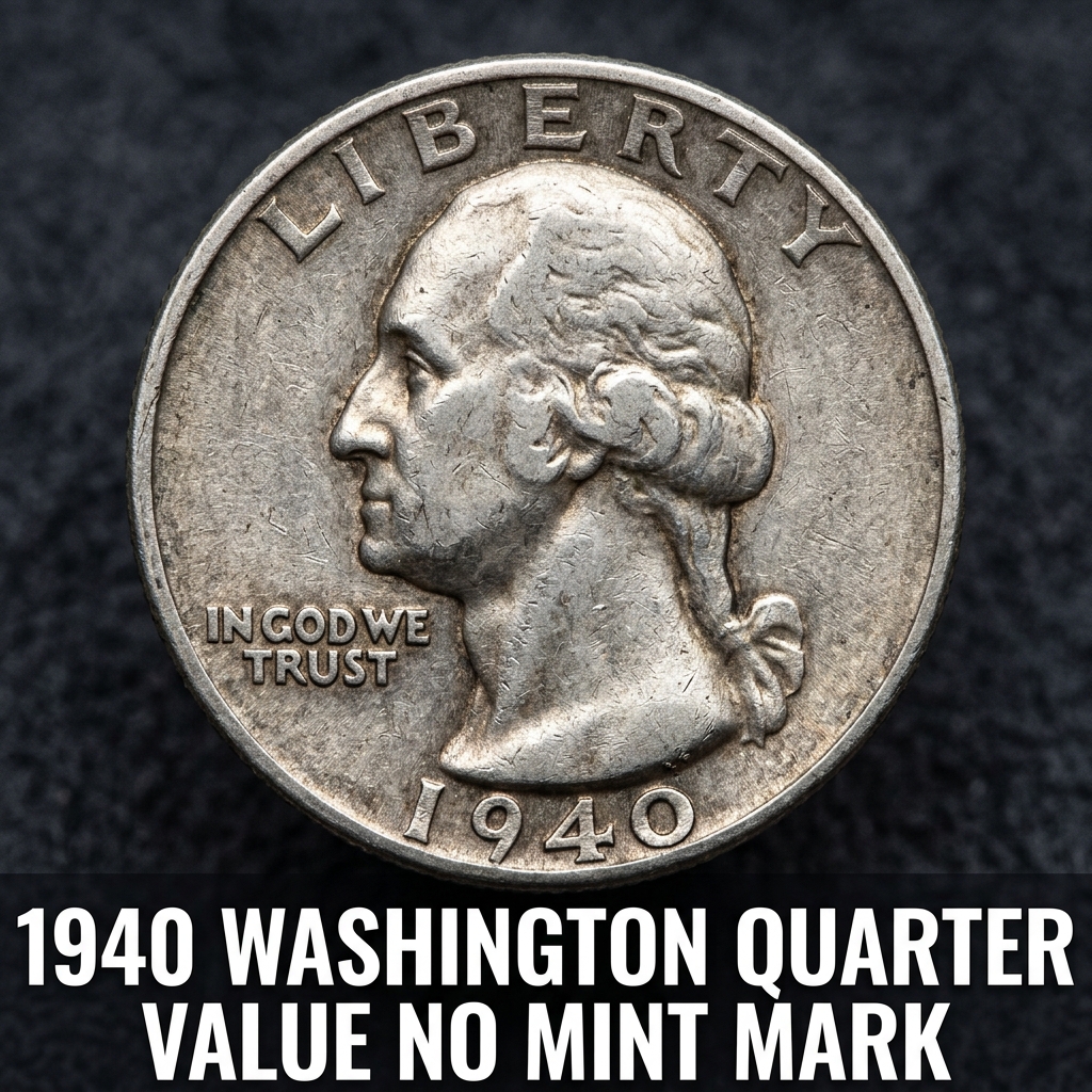 1940 Washington Quarter Value No Mint Mark Worth and Pricing Guide