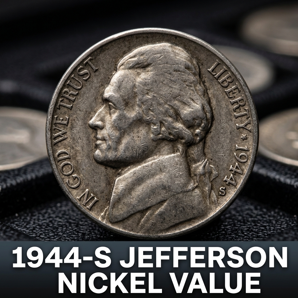 1944 S Jefferson Nickel Value and Coin Appraisal Guide