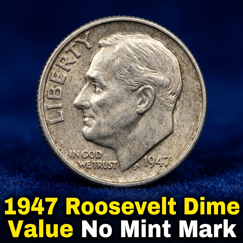 1947 Roosevelt Dime Value No Mint Mark What It’s Really Worth Today