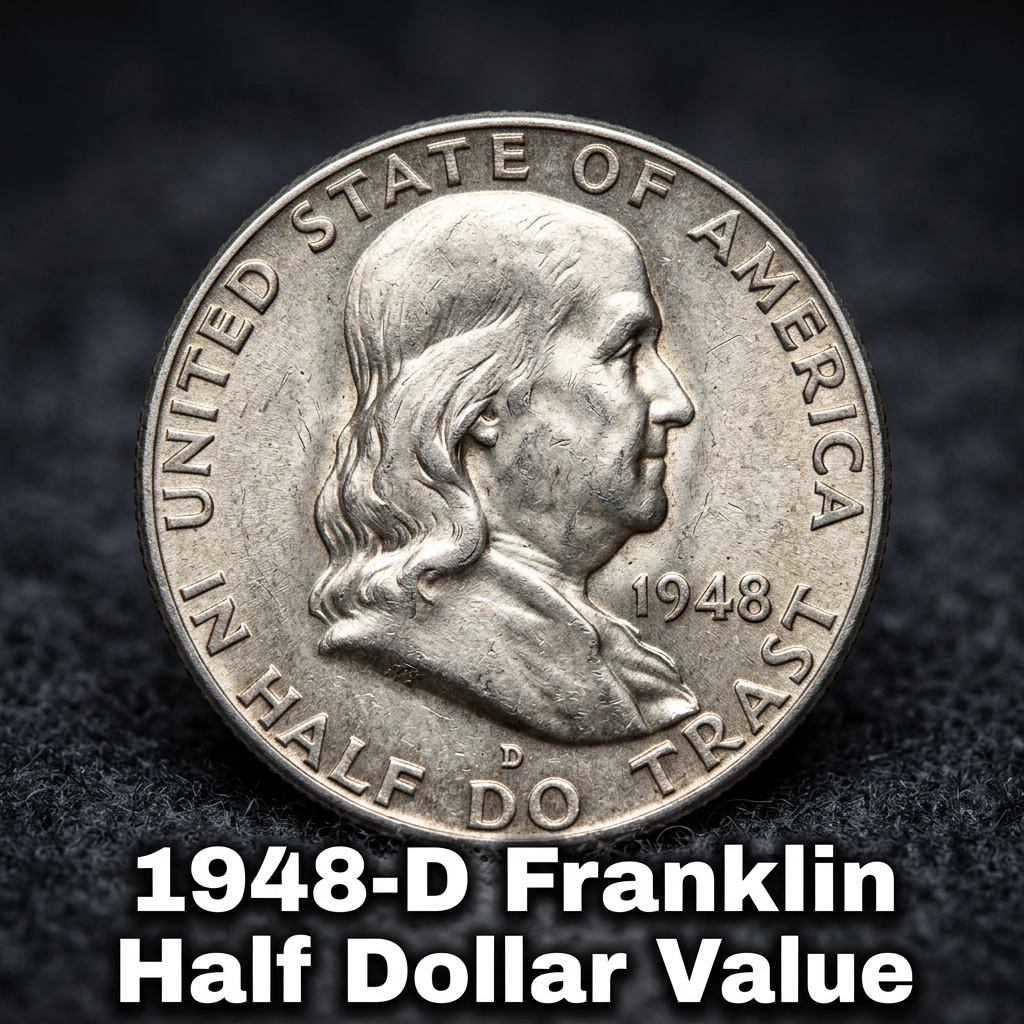 1948-D Franklin Half Dollar Value and What It Could Be Worth Today