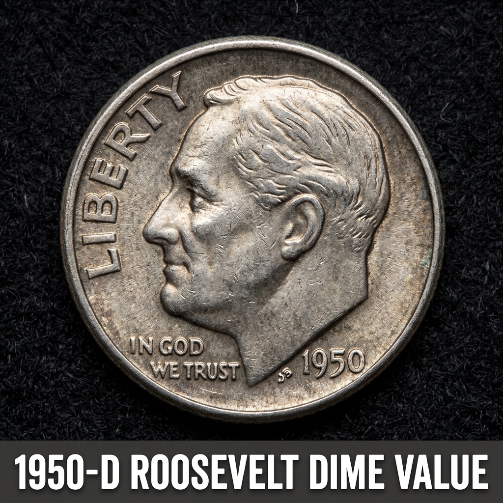 1950 D Roosevelt Dime Value and Rarity Guide for Collectors
