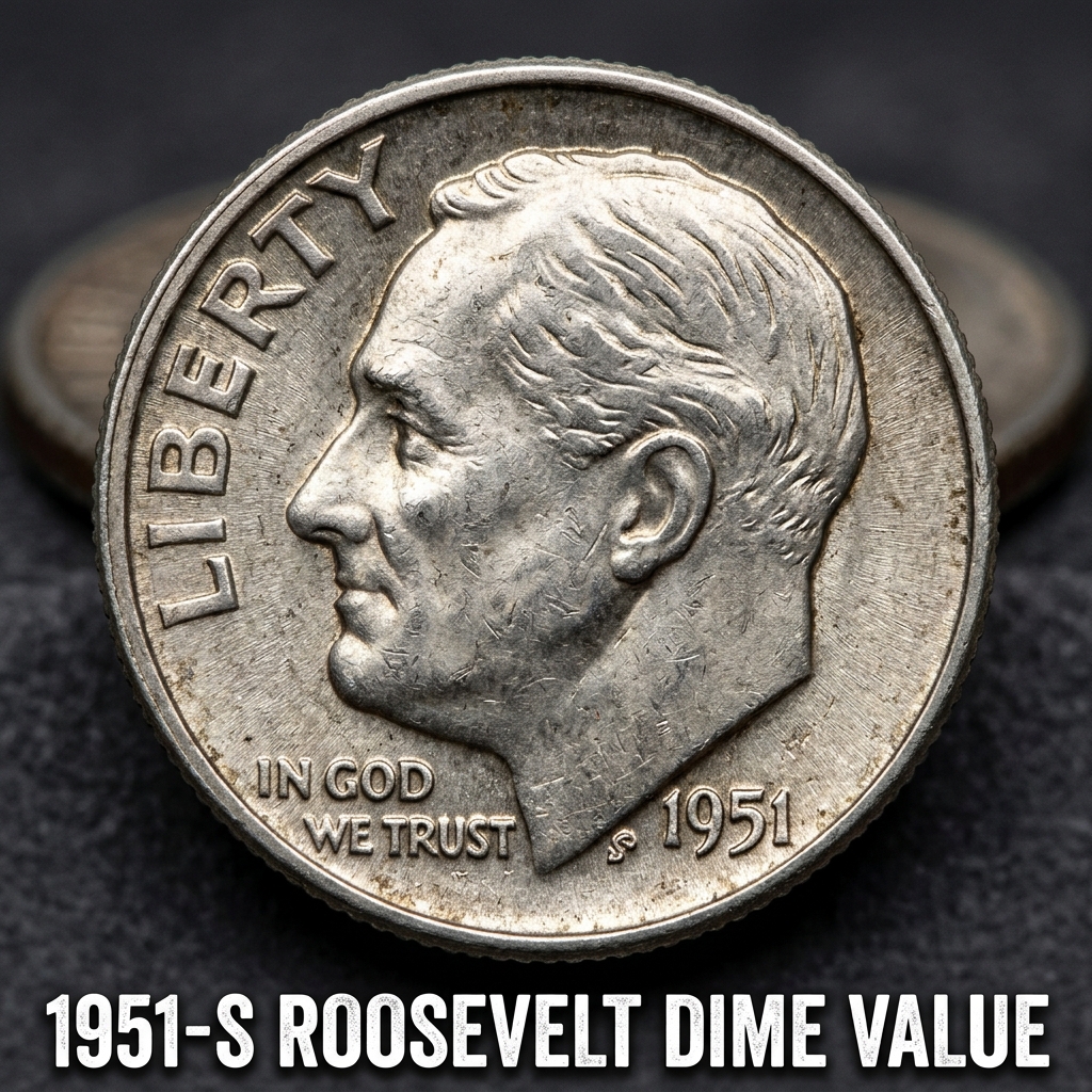 1951-S Roosevelt Dime Value and What It Could Be Worth Today