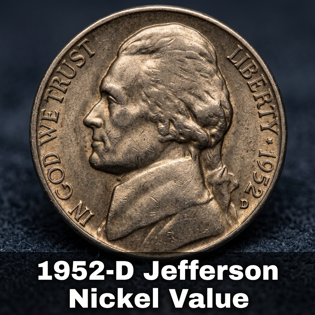 1952-D Jefferson Nickel Value What Its Worth and How to Find Out