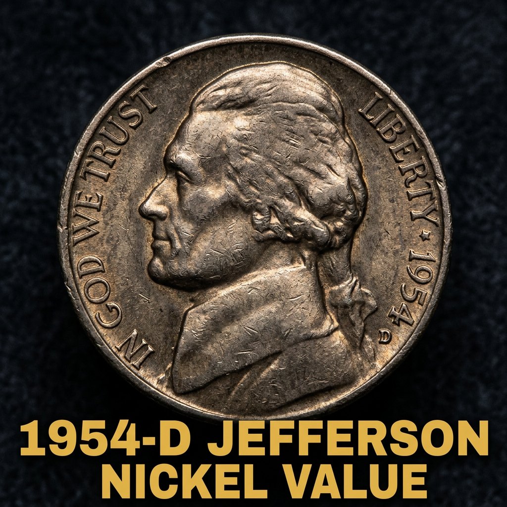1954 D Jefferson Nickel Value and Price Guide for Collectors