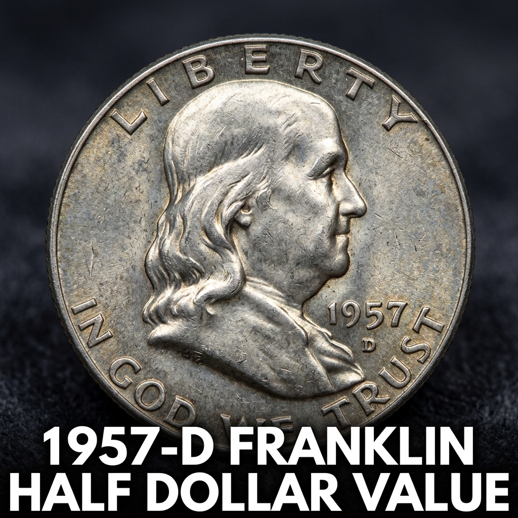 1957 D Franklin Half Dollar Value Trends and Rarity Guide for Collectors