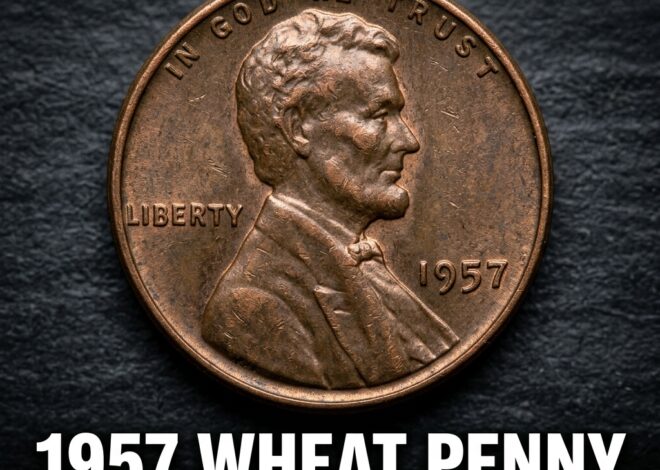 1957 Wheat Penny Value No Mint Mark and What It Could Be Worth Today