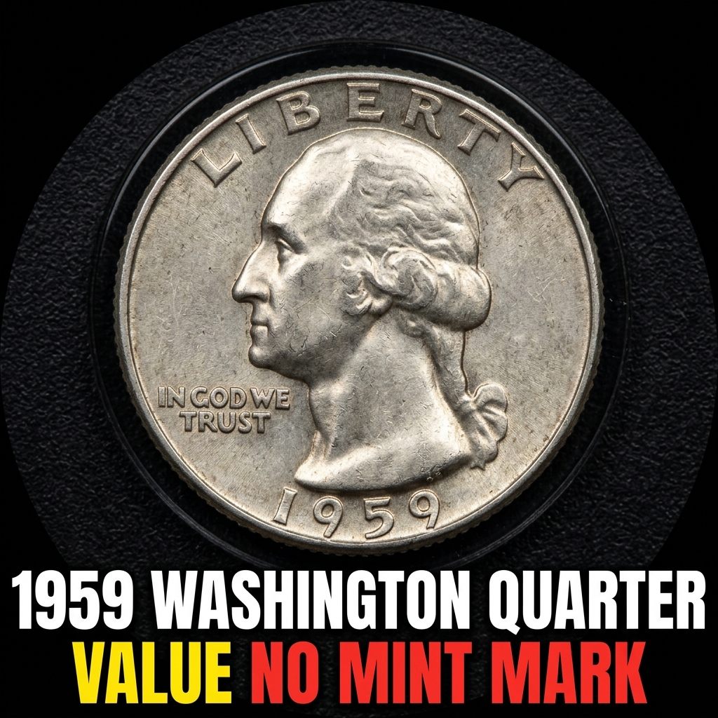 1959 Washington Quarter Value No Mint Mark and How Much It Is Worth Today