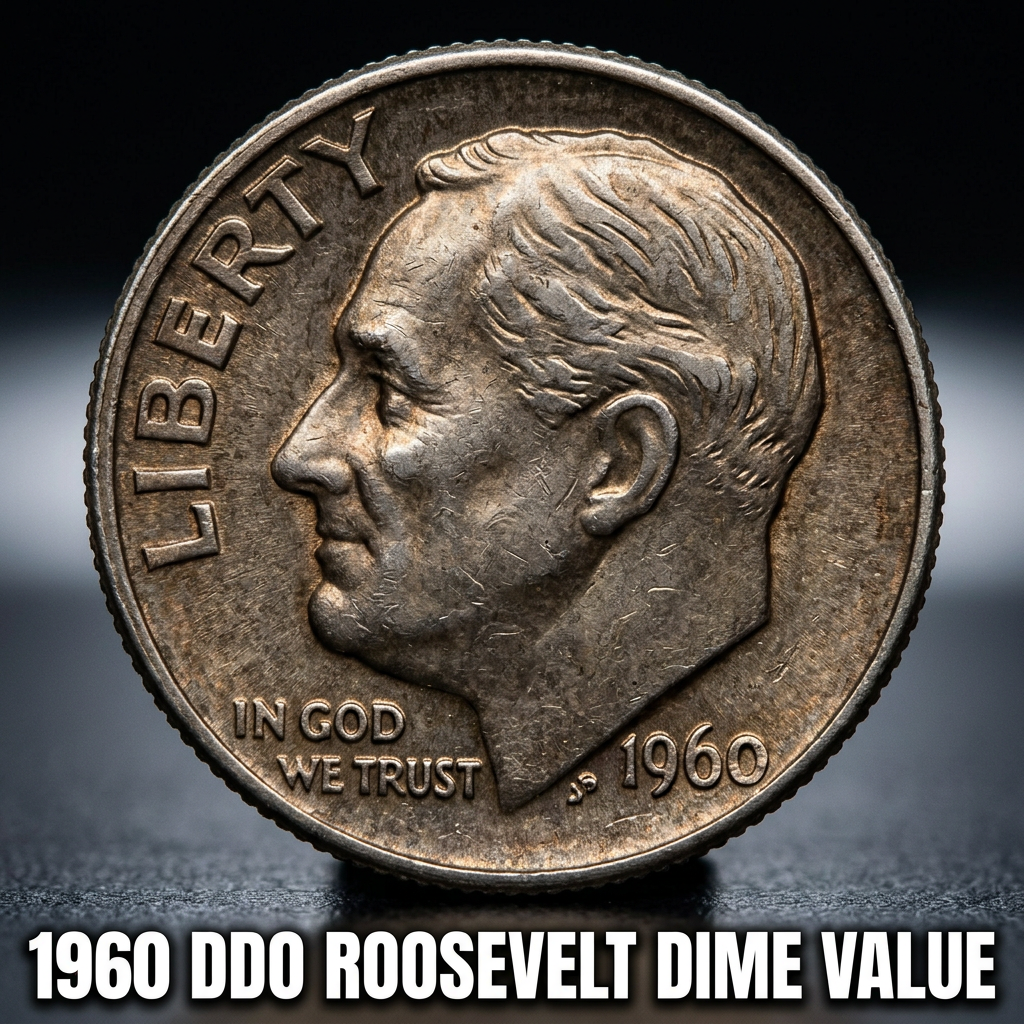 1960 DDO Roosevelt Dime Value Guide and Mint Error Worth