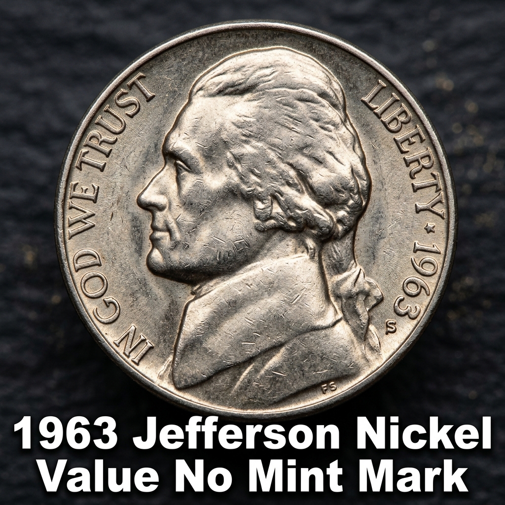 1963 Jefferson Nickel Value No Mint Mark Worth and Pricing Guide