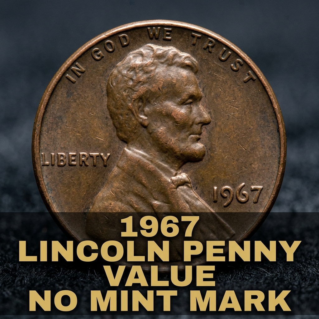 1967 Lincoln Penny Value No Mint Mark and How Much They Are Worth Today