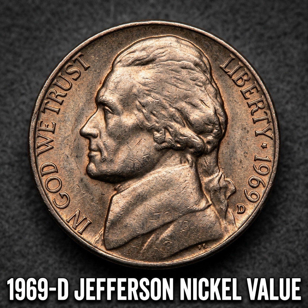 1969 D Jefferson Nickel Value and History Guide for Collectors