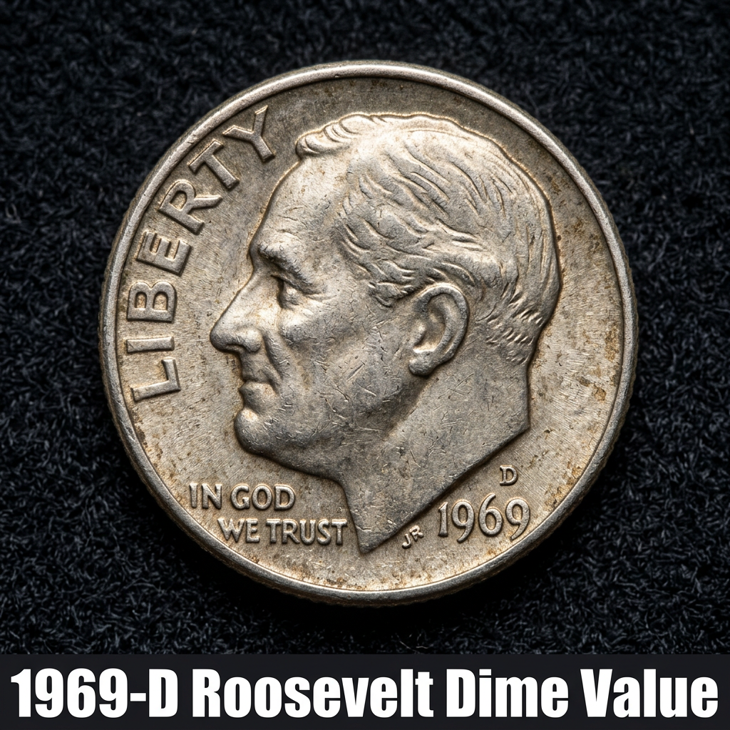 1969-D Roosevelt Dime Value Guide and History