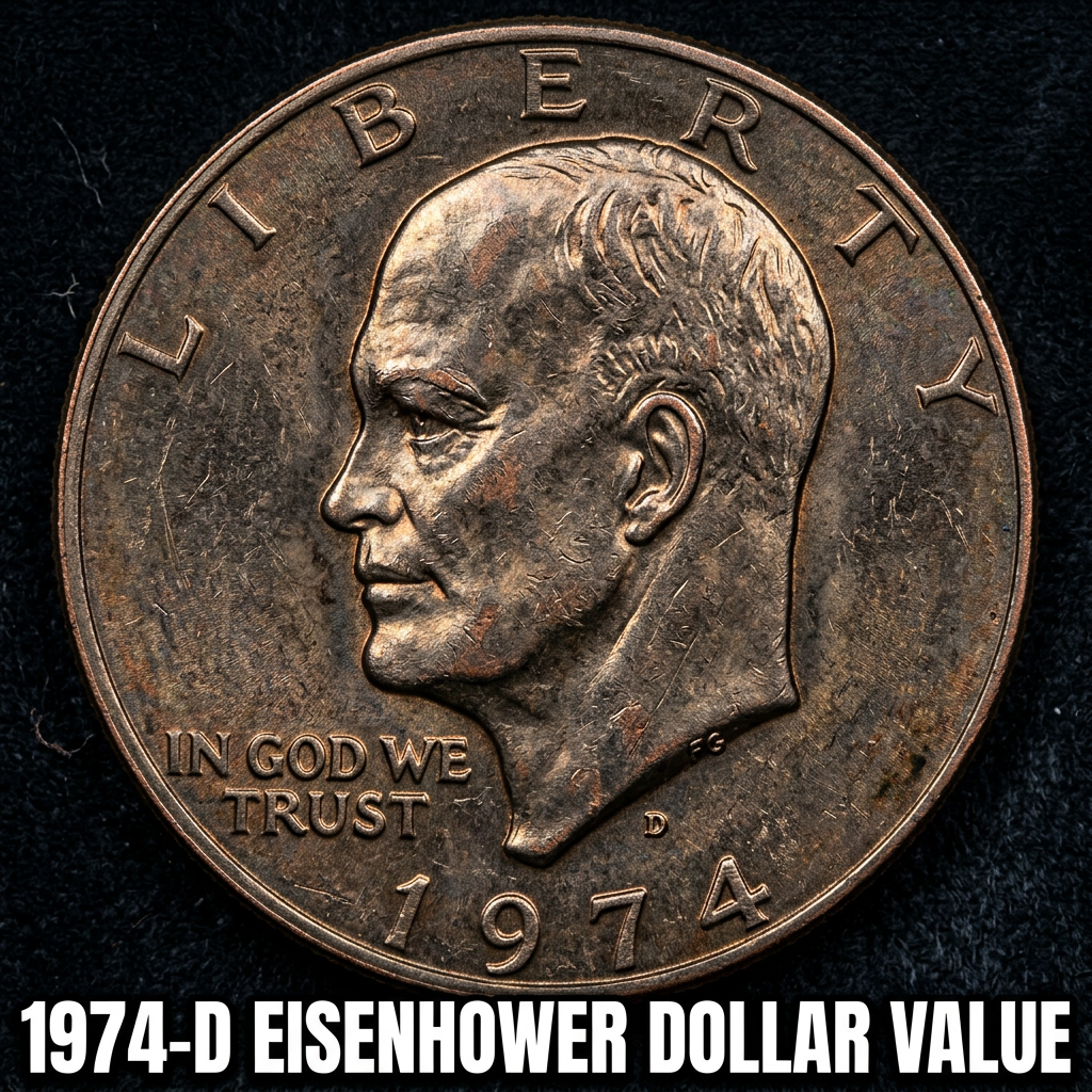 1974 D Eisenhower Dollar Value Guide for Collectors and Beginners