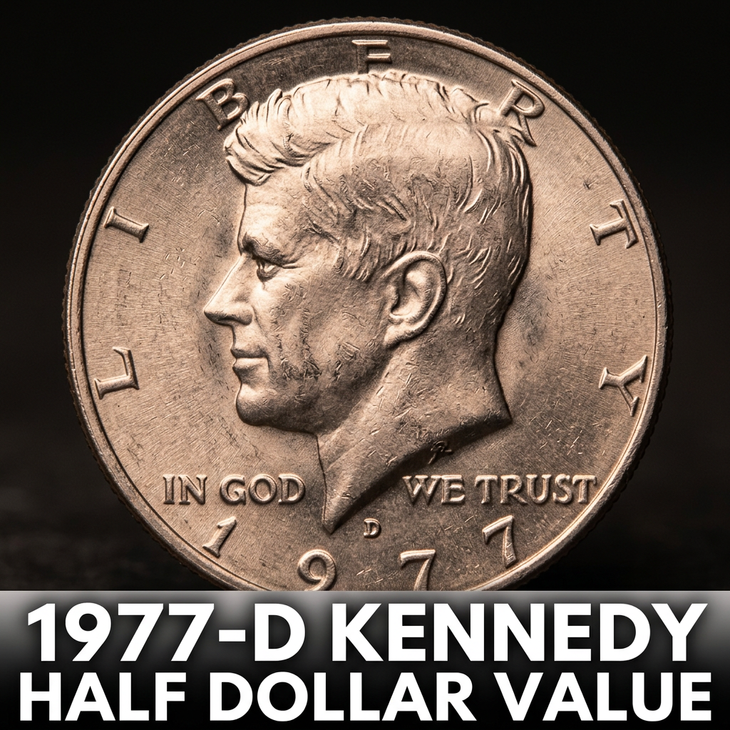 1977-D Kennedy Half Dollar Value and What It’s Worth Today