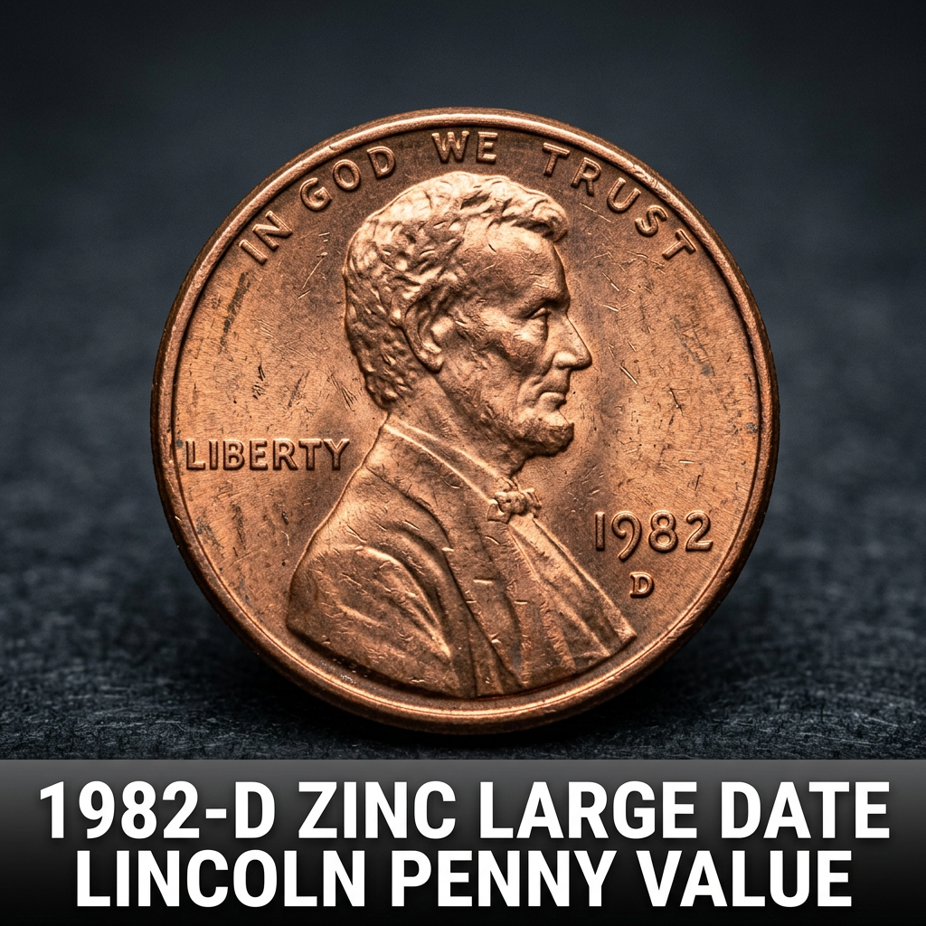 1982 D Zinc Large Date Lincoln Penny Value and How to Identify It