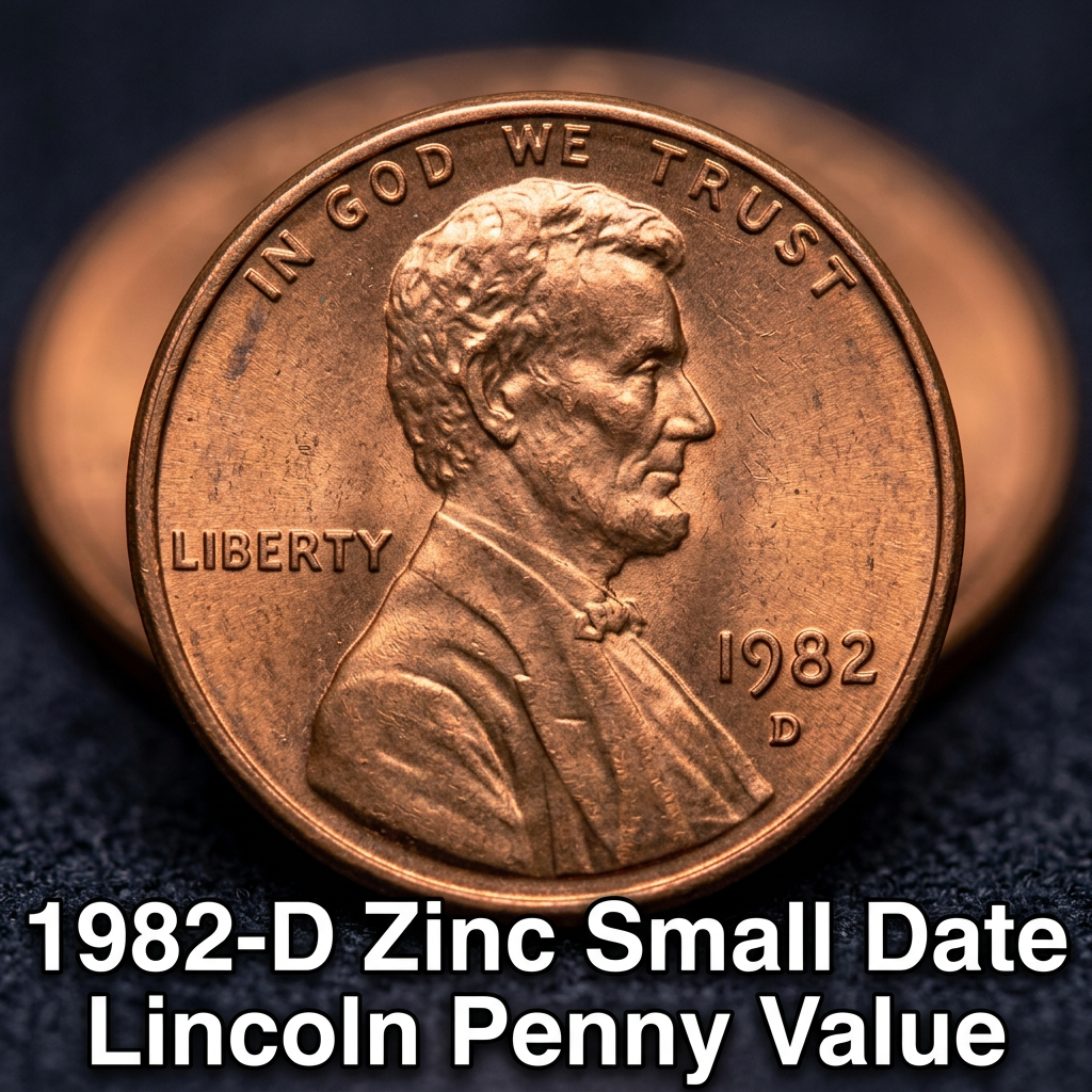 1982 D Zinc Small Date Lincoln Penny Value and How to Identify This Rare Variety