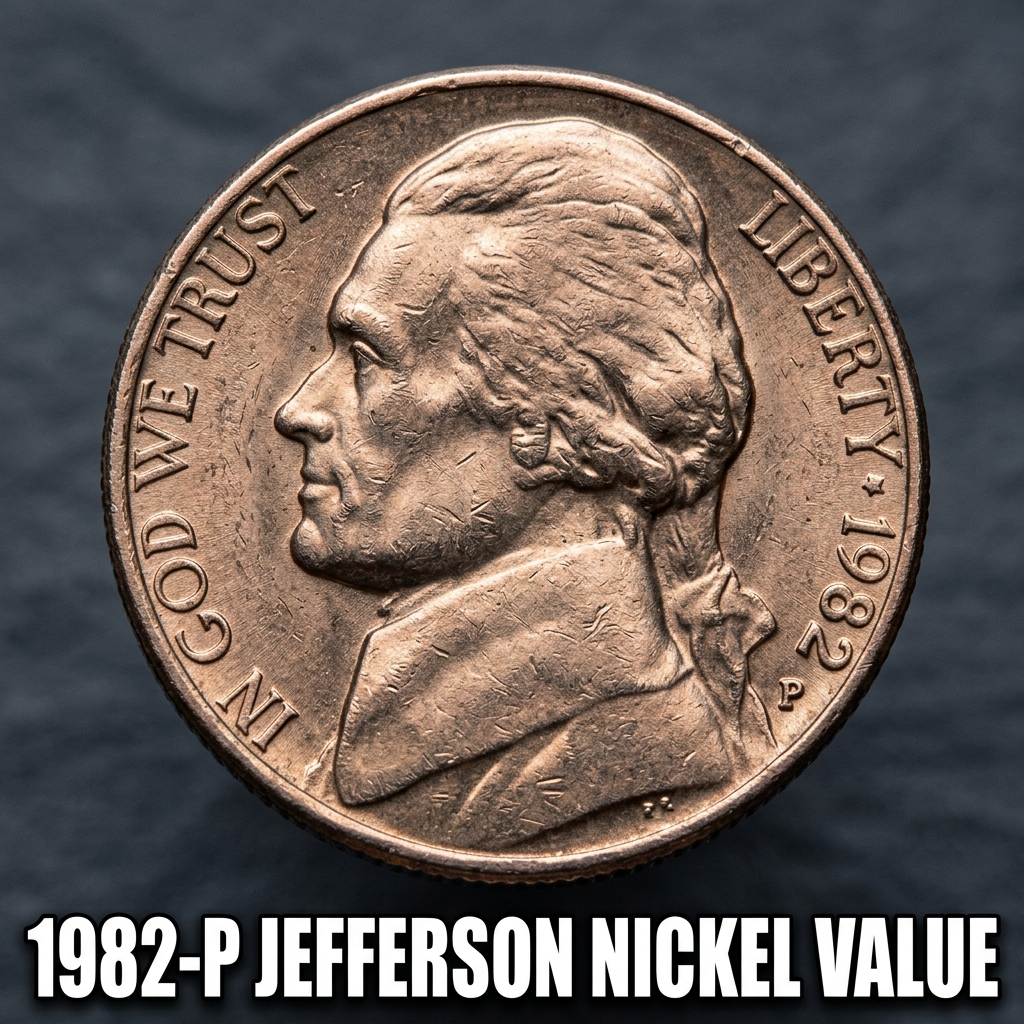 1982 P Jefferson Nickel Value Guide How Much is Your 5 Cent Coin Worth