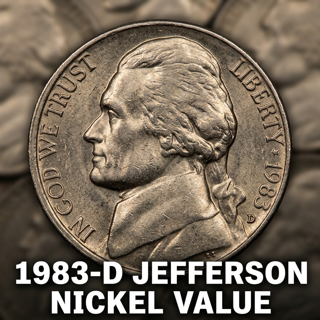 1983 D Jefferson Nickel Value and History for Collectors